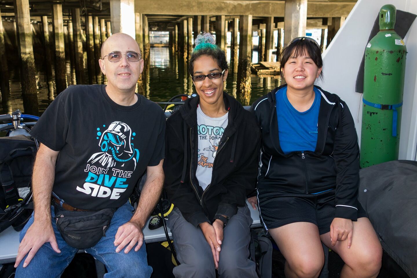 Randall Spangler, Bea Metitiri, Kacyn Fujii