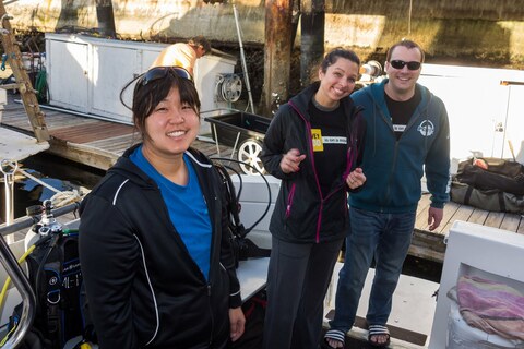 Kacyn Fujii, Jessica and Alex Berger